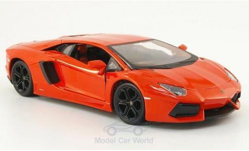 Diecast model cars Lamborghini Aventador LP700-4 1/24 Maisto LP700-4 metallic orange 2011 Lamborghini Aventador LP700-4 1/24 Maisto LP700-4 metallic orange 2011 diecast model cars