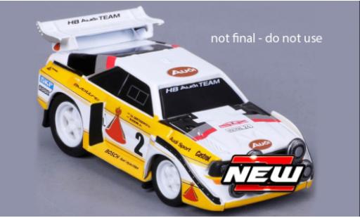 Diecast model cars Audi Sport Quattro 1/64 Maisto Sport quattro S1 E2 white/yellow Audi Sport Quattro 1/64 Maisto Sport quattro S1 E2 white/yellow diecast model cars