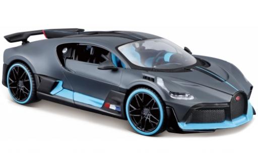 Diecast model cars Bugatti Divo 1/24 Maisto grey mat/blue clair Bugatti Divo 1/24 Maisto grey mat/blue clair diecast model cars