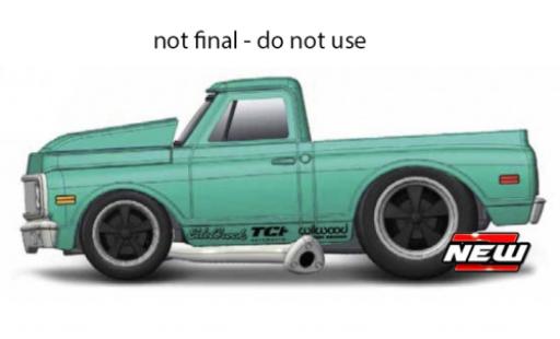 Chevrolet C-10 1/64 Maisto turquoise 1972 diecast model cars
