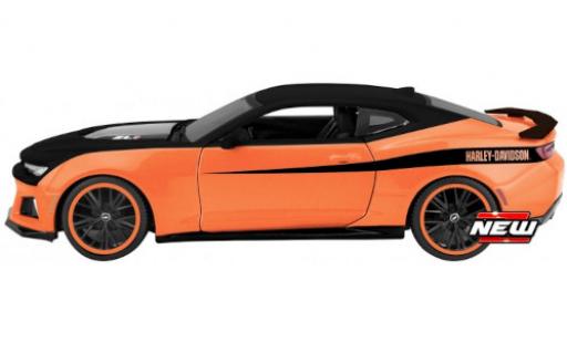 Chevrolet Camaro 1/24 Maisto ZL1 Douane orange/black Harley-Davidson diecast model cars