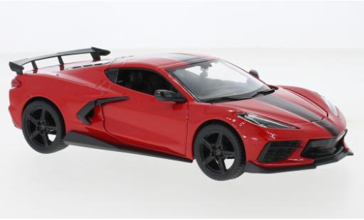 Diecast model cars Chevrolet Corvette 1/24 Maisto Stingray (C8) red 2020 Chevrolet Corvette 1/24 Maisto Stingray (C8) red 2020 diecast model cars