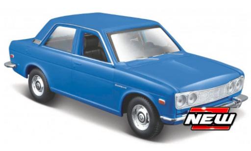 Datsun 510 1/24 Maisto blue 1971 diecast model cars