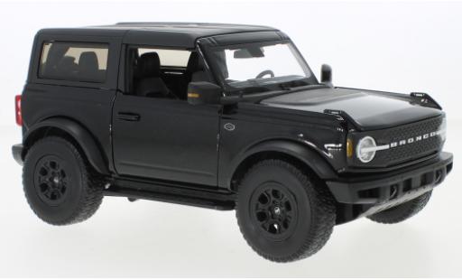 Diecast model cars Ford Bronco 1/18 Maisto Wildtrak black 2021 Ford Bronco 1/18 Maisto Wildtrak black 2021 diecast model cars