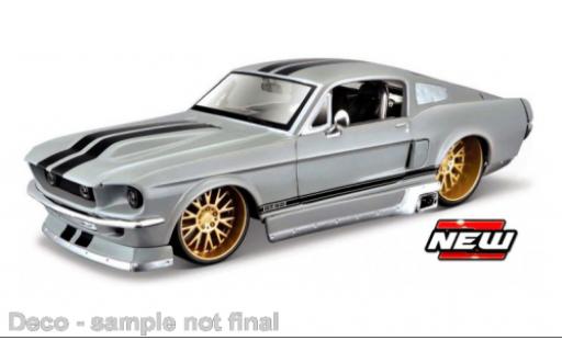 Ford Mustang 1/24 Maisto GT grey/black 1967 diecast model cars