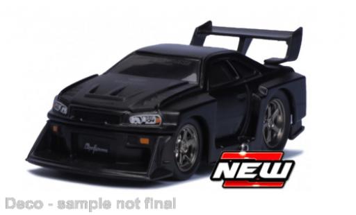 Diecast model cars Nissan Skyline 1/64 Maisto GT-R (R34) matte noir 1999 Nissan Skyline 1/64 Maisto GT-R (R34) matte noir 1999 diecast model cars