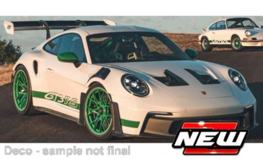 Porsche 992 GT3 R 1/24 Maisto 911  S white/vert diecast model cars