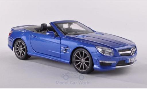 Diecast model cars Mercedes Classe SL 1/24 Maisto SL63 AMG metallic blue Mercedes Classe SL 1/24 Maisto SL63 AMG metallic blue diecast model cars