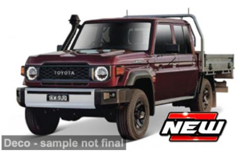 Diecast model cars Toyota Land Cruiser 1/43 Maisto 70 rot 1:43 Toyota Land Cruiser 1/43 Maisto 70 rot 1:43 diecast model cars