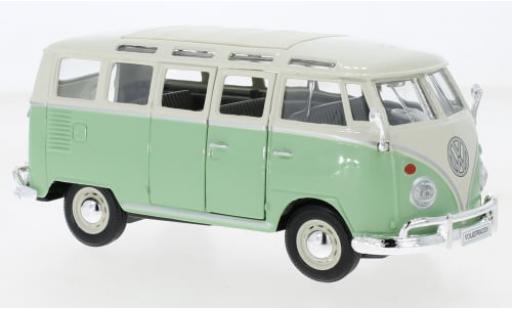 Diecast model cars Volkswagen T1 1/25 Maisto Bus Samba grün/beige 1:25 Volkswagen T1 1/25 Maisto Bus Samba grün/beige 1:25 diecast model cars