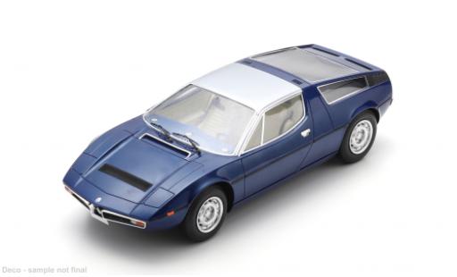 Maserati Bora 1/18 Spark blau 1971 1:18 diecast model cars