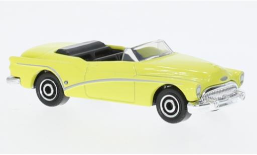 Diecast model cars Buick Skylark 1/64 Matchbox Cabriolet yellow 1953 Buick Skylark 1/64 Matchbox Cabriolet yellow 1953 diecast model cars