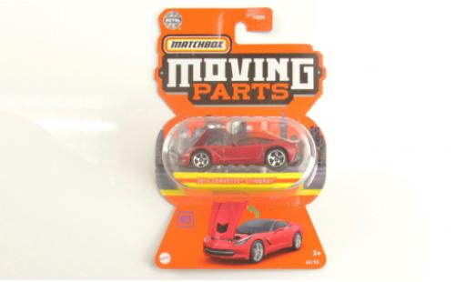 Chevrolet Corvette 1/64 Matchbox (C7) Stingray metallise red foncé 2016 diecast model cars