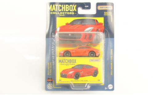 Diecast model cars Jaguar F-Type 1/64 Matchbox red 2015 Jaguar F-Type 1/64 Matchbox red 2015 diecast model cars