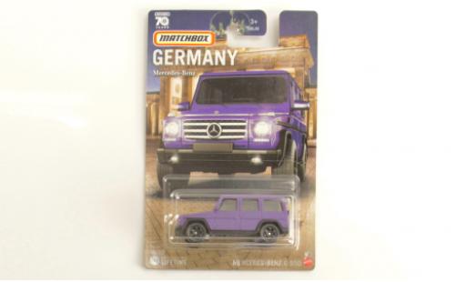 Mercedes Classe G 1/64 Matchbox G550 mattlila diecast model cars