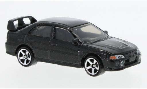 Diecast model cars Mitsubishi Lancer 1/64 Matchbox EVO IV metallise black 1996 Mitsubishi Lancer 1/64 Matchbox EVO IV metallise black 1996 diecast model cars