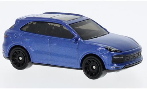 Diecast model cars Porsche Cayenne Turbo 1/64 Matchbox blue Porsche Cayenne Turbo 1/64 Matchbox blue diecast model cars