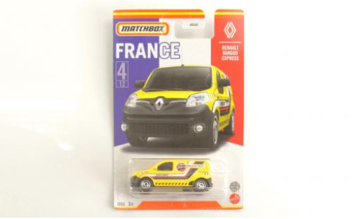Diecast model cars Renault Kangoo 1/64 Matchbox Express yellow Renault Kangoo 1/64 Matchbox Express yellow diecast model cars