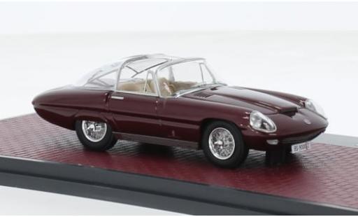 Alfa Romeo 6C 1/43 Matrix 3000 Superflow IV Pininfarina metallise rot 1960 1:43 diecast model cars