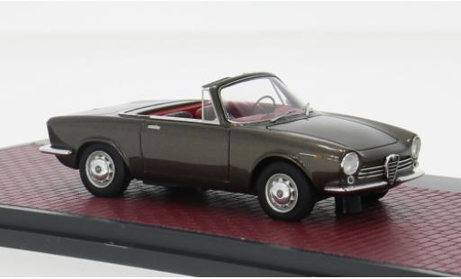 Alfa Romeo Giulia 1/43 Matrix GT Spider Prototipo braun 1963 1:43 diecast model cars