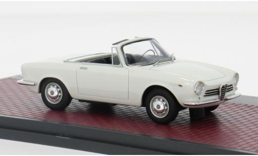 Diecast model cars Alfa Romeo Giulia 1/43 Matrix GT Spider Prototipo weiss 1963 1:43 Alfa Romeo Giulia 1/43 Matrix GT Spider Prototipo weiss 1963 1:43 diecast model cars
