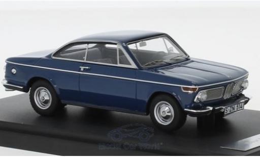 Bmw 1600 1/43 Matrix -2 Baur Coupe blue 1967 diecast model cars