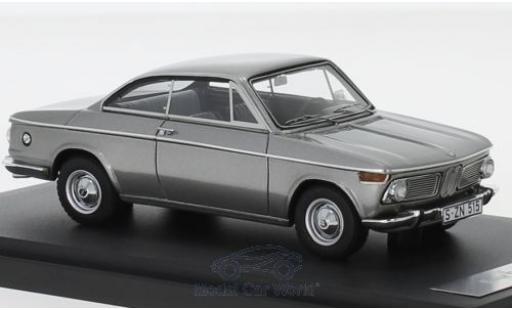 Bmw 1600 1/43 Matrix -2 Baur Coupe grey 1967 diecast model cars