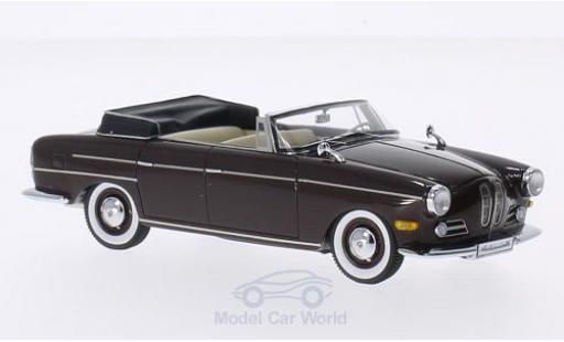 Bmw 3200 1/43 Matrix Super Cabriolet brown 1959 by Autenrieth diecast model cars