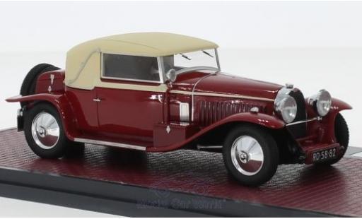 Bugatti 46 1/43 Matrix Type Faux Cabriolet red/beige RHD 1930 Veth & Zoon diecast model cars