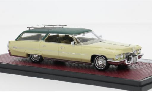 Diecast model cars Cadillac Deville 1/43 Matrix DeVille Wagon Personalcar from Dean Martin beige/grün 1972 1:43 Cadillac Deville 1/43 Matrix DeVille Wagon Personalcar from Dean Martin beige/grün 1972 1:43 diecast model cars