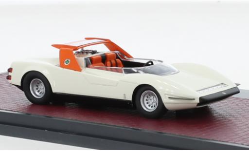Alfa Romeo P3 1/43 Matrix 3 Roadster Pininfarina white/orange 1968 diecast model cars