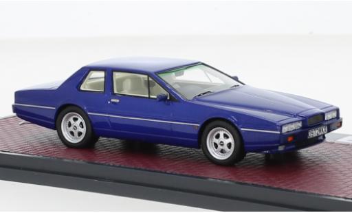 Aston Martin Lagonda 1/43 Matrix SWB Virage metallise blue RHD 1986 diecast model cars