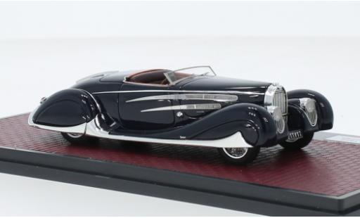 Diecast model cars Bugatti 57 1/43 Matrix TC VanVooren cabriolets blue foncé RHD 1939 Bugatti 57 1/43 Matrix TC VanVooren cabriolets blue foncé RHD 1939 diecast model cars