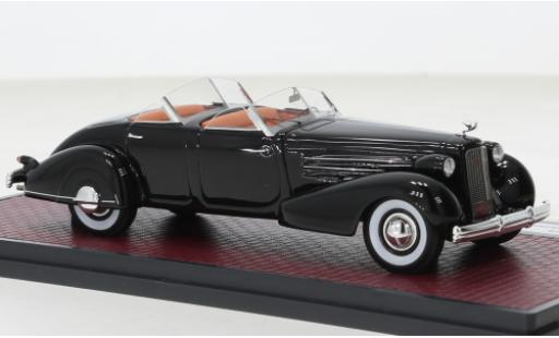 Diecast model cars Cadillac V16 1/43 Matrix Dual Cowl Sport Pheaton black 1937 Cadillac V16 1/43 Matrix Dual Cowl Sport Pheaton black 1937 diecast model cars