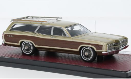 Ford LTD 1/43 Matrix Country Squire metallise beige/optique de bois 1969 diecast model cars