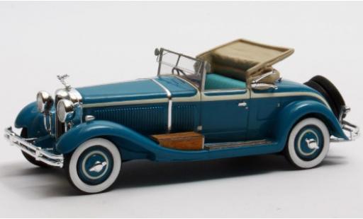 Isotta Fraschini 1/43 Matrix 8A SS Castagna Roadster blue RHD 1929 diecast model cars