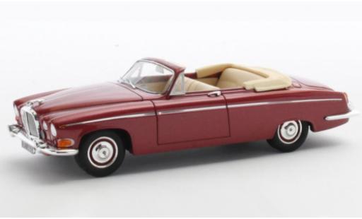 Diecast model cars Jaguar 420 1/43 Matrix G Convertible metallise red RHD 1969 Jaguar 420 1/43 Matrix G Convertible metallise red RHD 1969 diecast model cars