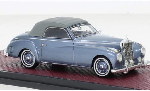 Mercedes 220 1/43 Matrix A Cabriolet Wendler (W187) metallise blue 1952 diecast model cars
