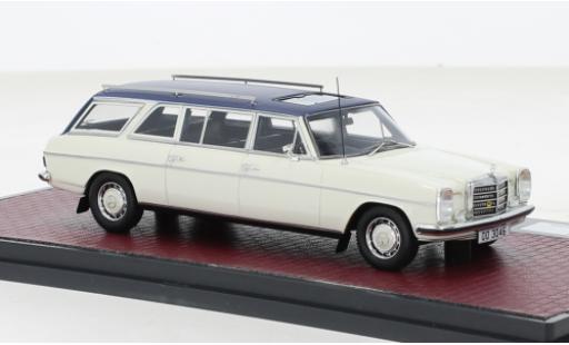 Mercedes 230 1/43 Matrix /8 (V114) LWB Crayford Estate white/blue 1971 diecast model cars
