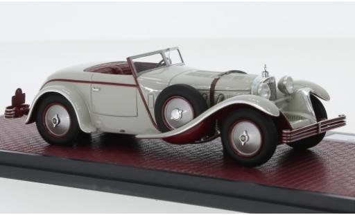 Diecast model cars Mercedes CLA 1/43 Matrix 680S W06 Torpedo Roadster grey clair 1928 Mercedes CLA 1/43 Matrix 680S W06 Torpedo Roadster grey clair 1928 diecast model cars