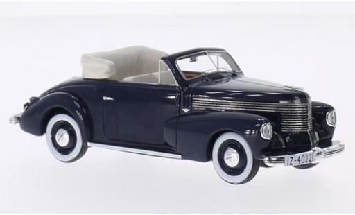 Opel Capitaine 1/43 Matrix Hebmüller cabriolet blue foncé diecast model cars