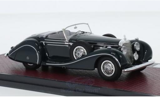 Mercedes 540 1/43 Matrix K Spezialroadster Sindelfingen green 1939 diecast model cars