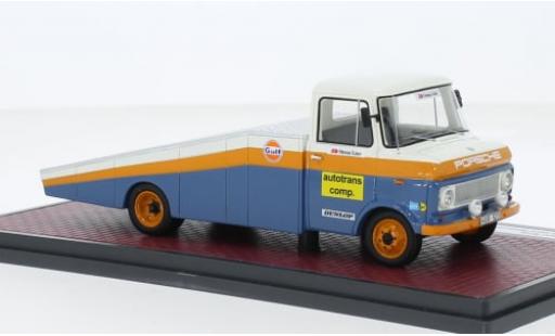 Opel Blitz 1/43 Matrix orange/blau Autotrans Comp. Lasse Widenborg 1970 1:43 diecast model cars