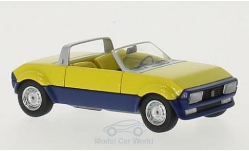 Diecast model cars Peugeot 104 1/43 Matrix Peugette by Pininfarina yellow/blue 1976 Peugeot 104 1/43 Matrix Peugette by Pininfarina yellow/blue 1976 diecast model cars