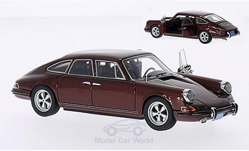 Diecast model cars Porsche 911 1/43 Matrix Trautman & Barnes metallic brown 1972 mit 2 geöffneten Türen Porsche 911 1/43 Matrix Trautman & Barnes metallic brown 1972 mit 2 geöffneten Türen diecast model cars