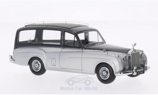 Diecast model cars Rolls Royce Silver Cloud 1/43 Matrix Simpson & Slater Hearse grey/metallic grey RHD Rolls Royce Silver Cloud 1/43 Matrix Simpson & Slater Hearse grey/metallic grey RHD diecast model cars