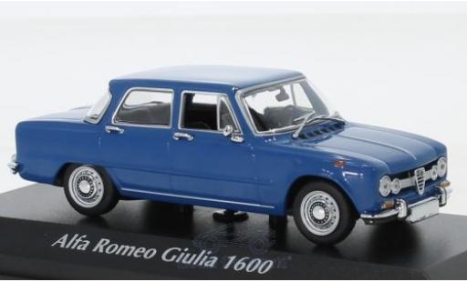 Diecast model cars Alfa Romeo Giulia 1/43 Maxichamps 1600 blue 1970 Alfa Romeo Giulia 1/43 Maxichamps 1600 blue 1970 diecast model cars