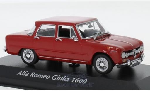 Diecast model cars Alfa Romeo Giulia 1/43 Maxichamps 1600 red 1970 Alfa Romeo Giulia 1/43 Maxichamps 1600 red 1970 diecast model cars