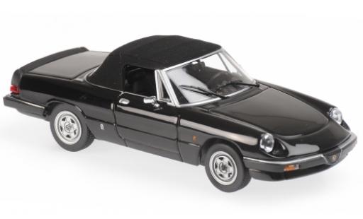 Alfa Romeo Spider 1/43 Maxichamps black 1983 diecast model cars