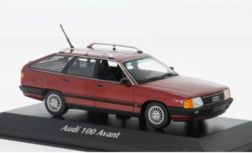 Diecast model cars Audi 100 1/43 Maxichamps (C3) Avant rot 1990 1:43 Audi 100 1/43 Maxichamps (C3) Avant rot 1990 1:43 diecast model cars
